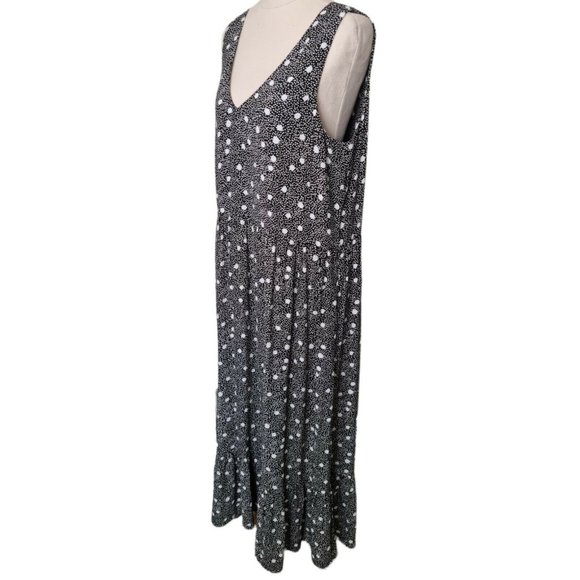 Decjuba Size 10 Sleeveless Maxi Dress With Pockets Relaxed Fit V Neck - Picture 3 of 9